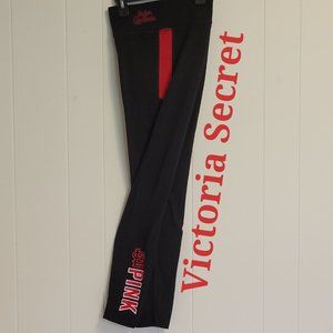 PINK VS Ultimate 5th & Ocean MLB St. Louis Cardinals logo leggings. Sz:M